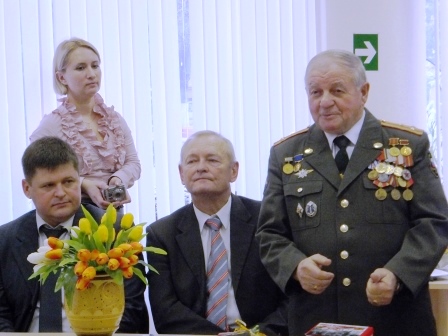 Выступает А.Ф. Негодаев - зам. председателя совета ветеранов